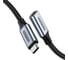 Кабель Ugreen US372 USB-C 3.1 Male - USB-C Female Gen2 удлинитель, 0.5м, цвет черный 80810 1