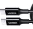 Кабель Ugreen Type-C Male to Type-C Male 2.0 ABS Shell 5A Current, длина 1м, цвет черный 80371 1