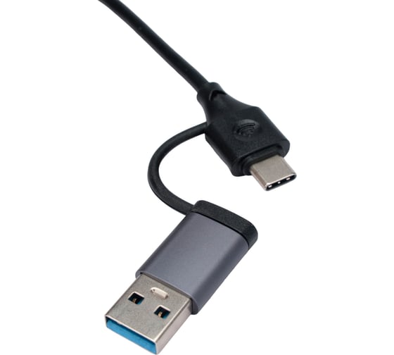 Разветвитель Gembird USB 3.0/2.0, 4 порта: 2хType-C, 1хUSB 3.0, 1хUSB 2.0, кабель Type-C+USB, UHB-C444