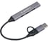 Разветвитель Gembird USB 3.0/2.0, 4 порта: 2хType-C, 1хUSB 3.0, 1хUSB 2.0, кабель Type-C+USB, UHB-C444 1