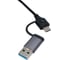 Разветвитель Gembird USB 3.0/2.0, 4 порта: 2хType-C, 1хUSB 3.0, 1хUSB 2.0, кабель Type-C+USB, UHB-C444 3