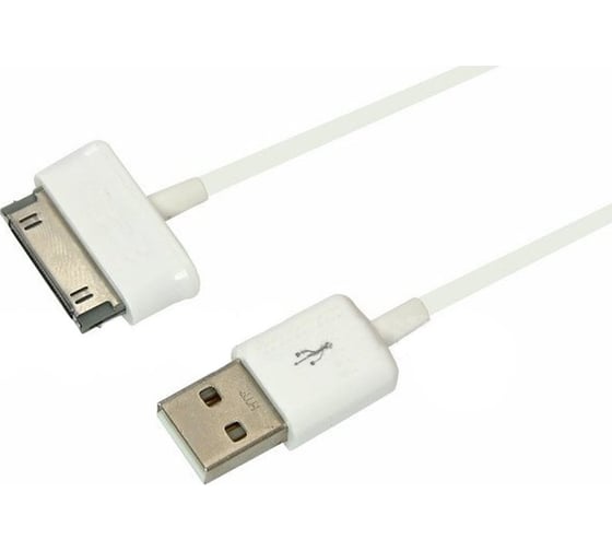 USB кабель для Samsung Galaxy tab REXANT шнур 1М, белый 18-4214 1