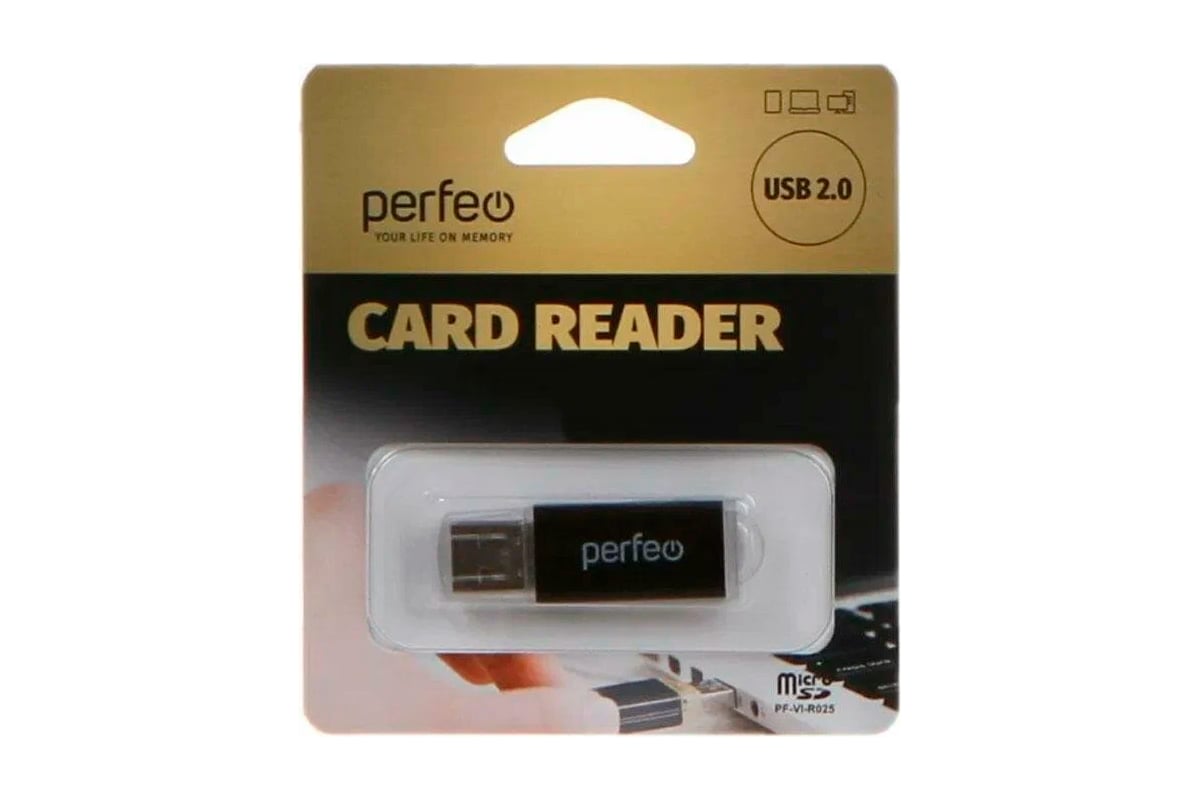 Card Reader PERFEO Micro SD черный 30016049 - выгодная цена, отзывы ...