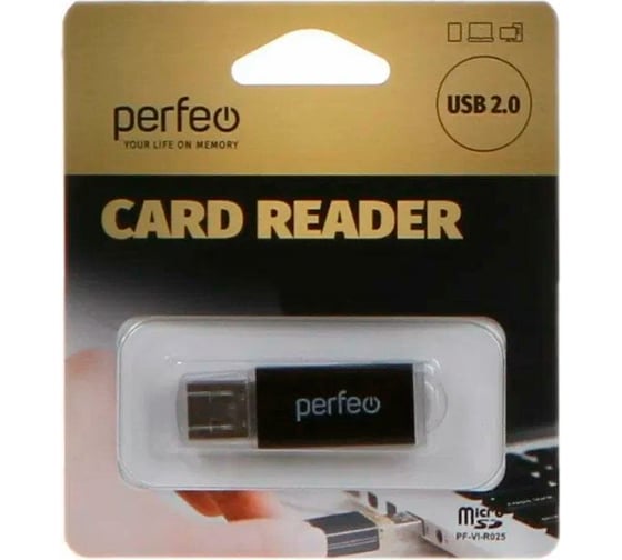 Card Reader PERFEO Micro SD черный 30016049