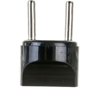 Круглый переходник TDM ELECTRIC тип С1-В -тип A/F 16A 250В черный SQ1806-0086