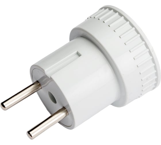 Адаптер розетка TDM ELECTRIC б/з - SHUKO 6А 250В белый SQ1806-0023