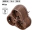 Блок TDM ELECTRIC на 3 гнезда 2П З круглый 16А 250B Эко бук SQ1806-0082 2