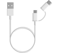 USB-кабель Xiaomi Mi 2-in-1 USB Cable Micro-USB to Type-C 100cm SJV4082TY