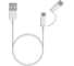USB-кабель Xiaomi Mi 2-in-1 USB Cable Micro-USB to Type-C 100cm SJV4082TY 1