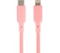 Кабель QUMO MFI С94, Type-C на MFI Apple 8 pin, силиконовый, 1м, 2,22A, 9V, 20W, PD, розовый 32996 1