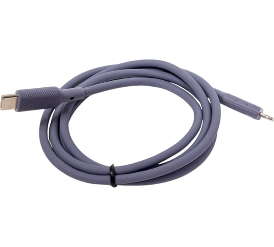 Кабель QUMO MFI С94, Type-C на MFI Apple 8 pin, силиконовый, 1м, 2,22A, 9V, 20W, PD, серый 32999