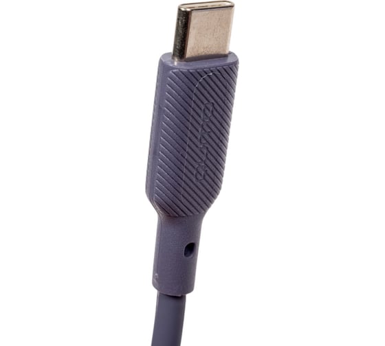 Кабель QUMO MFI С94, Type-C на MFI Apple 8 pin, силиконовый, 1м, 2,22A, 9V, 20W, PD, серый 32999
