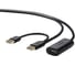 Кабель-удлинитель Ugreen US137 USB 2.0 Active, 10м, цвет черный 20214 4