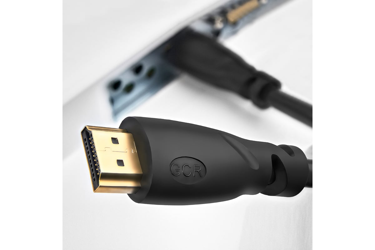Кабель GCR HDMI, 1.5m, для подключения ПК, ТВ, Монитора, игровых и ТВ ...