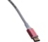 Кабель для зарядки телефона GCR TypeC, 1.0m, белый с розовым 50783 2