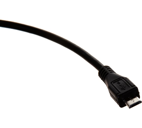 Кабель для зарядки телефона GCR microUSB, 2.0m, черный UA2MCB1-BB2S-2.0m