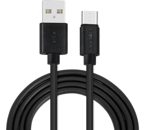 Кабель CROWN USB - microUSB CMCU-1016M black CM000003200 1
