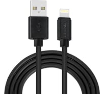 Кабель CROWN USB - Lightning CMCU-1022L black CM000003210