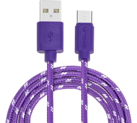Кабель CROWN USB - microUSB CMCU-3042M violet CM000002152 1