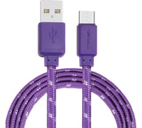 Кабель CROWN USB - microUSB CMCU-3052M violet CM000002116