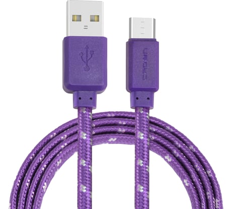 Кабель CROWN USB - microUSB CMCU-3052M violet CM000002116