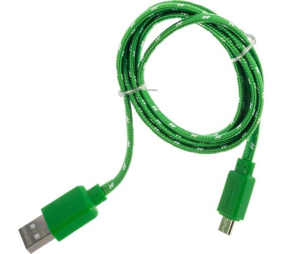 Кабель CROWN USB - microUSB CMCU-3052M green CM000002120