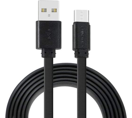 Кабель CROWN USB - USB Type-C CMCU-1022C black CM000002111 1