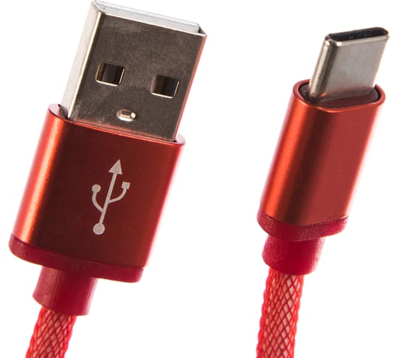Кабель CROWN USB - USB Type-C CMCU-3072C red CM000002128 1