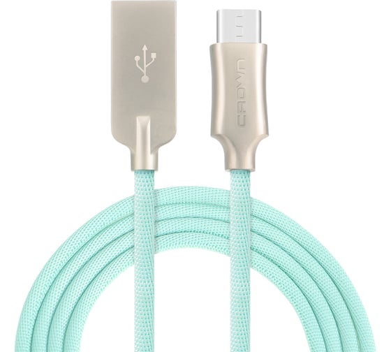 Кабель CROWN USB - USB Type-C CMCU-3132C light blue CM000002145 1