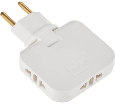 Набор idealim 3 плоских поворотных тройника для розетки light-V2-usb