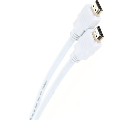 Кабель HDMI AOpen/Qust 19M/M ver 2.0, 1М, белый Aopen ACG711W-1M
