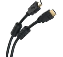 Кабель HDMI AOpen/Qust 19M/M,2 фильтра 1.4V,3D/Ethernet 1,8/2m ACG511D-1.8M