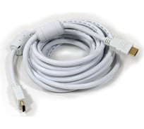 Кабель HDMI AOpen/Qust 19M/M ver 2.0, 5М, 2 фильтра, белый Aopen ACG711DW-5M