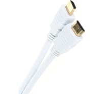 Кабель HDMI AOpen/Qust 19M/M ver 2.0, 3М, белый ACG711W-3M