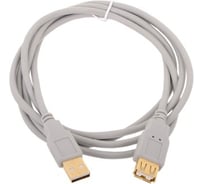 Удлинительный кабель AOpen/Qust USB2.0 AM/AF 1.8m серый ACU202-1.8MG