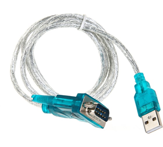 Кабель-переходник AOpen/Qust USB Am - RS-232 DB9M, винты добавляет в систему COM порт ACU804
