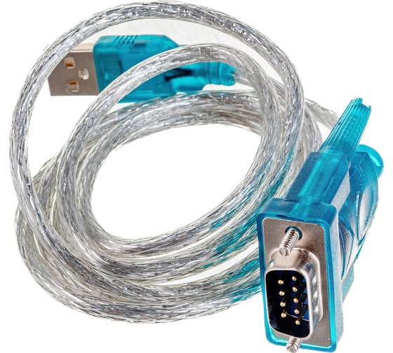 Кабель-переходник AOpen/Qust USB Am - RS-232 DB9M, винты добавляет в систему COM порт ACU804