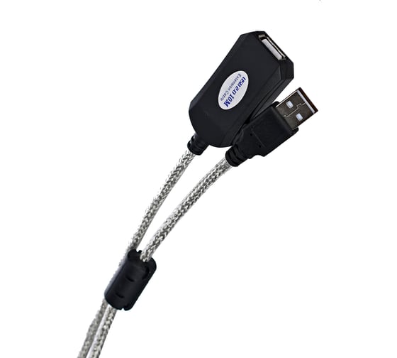 Кабель-адаптер AOpen/Qust USB2.0-repeater, удлинительный активный Am-Af 10м ACU823-10M 16199548