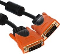 Кабель DVI-DVI AOpen/Qust Dual Link 25M-25M, 5m, 2 фильтра ACG446D-5M