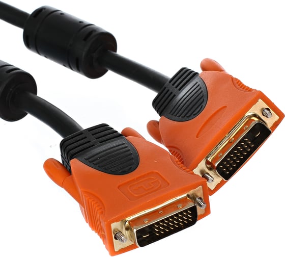 Кабель DVI-DVI AOpen/Qust Dual Link 25M-25M, 5m, 2 фильтра ACG446D-5M