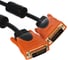 Кабель DVI-DVI AOpen/Qust Dual Link 25M-25M, 5m, 2 фильтра ACG446D-5M 1