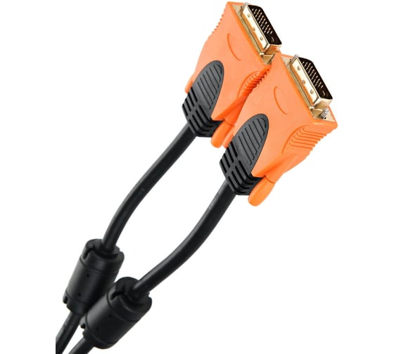 Кабель AOpen/Qust DVI-DVI Dual Link 25M-25M, 1.8m, 2 фильтра ACG446D-1.8M 1