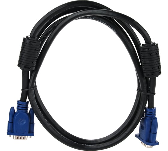 Кабель AOpen/Qust монитор-SVGA card 15M-15M 1,8м 2 фильтра ACG341AD-1.8M
