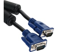 Кабель AOpen/Qust монитор-SVGA card 15M-15M 5м 2 фильтра ACG341AD-5M