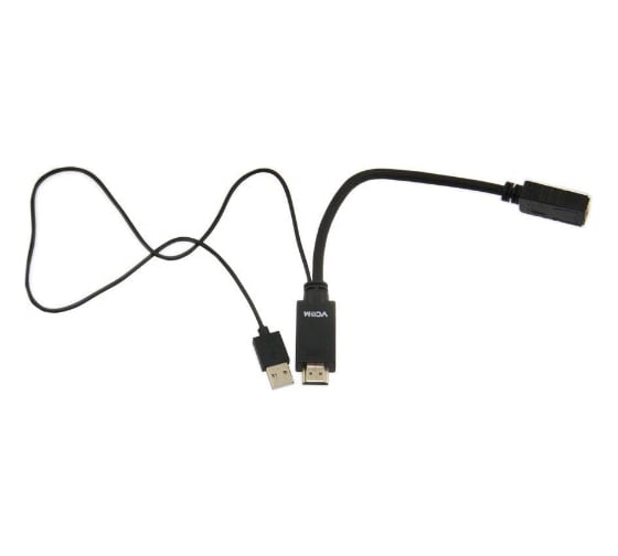 Кабель-переходник VCOM CG599 HDMI/M/ +USB DisplayPort/F/ 0.15m, 4K*30Hz CG599-0.15M