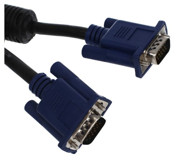 Кабель VCOM VVG6448-3M монитор-SVGA card /15M-15M/ 3.0м, 2 фильтра VVG6448-3MO