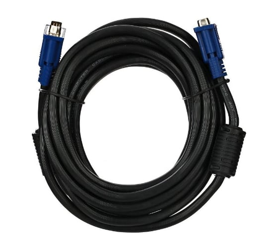 Кабель VCOM VVG6448-5M монитор-SVGA card /15M-15M/ 5.0м, 2 фильтра VVG6448-5MO 1