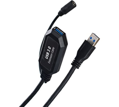 Кабель-адаптер VCOM CU827 USB3.0-repeater, удлинительный, активный, Am-Af, 5м CU827-5M