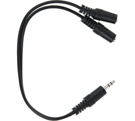 Кабель-адаптер VCOM CV203 3.5ST/M//2*3.5 ST/F/, 0.2метра CV203-0.2M
