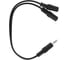 Кабель-адаптер VCOM CV203 3.5ST/M//2*3.5 ST/F/, 0.2метра CV203-0.2M 1
